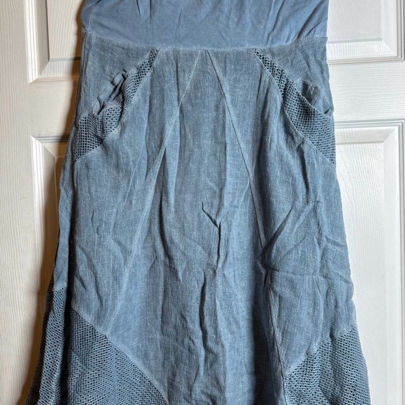 Tempo Paris Gray Maxi A-line Skirt - Picture 1 of 6
